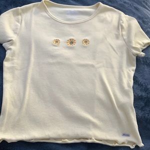 Yellow with 3 flowers